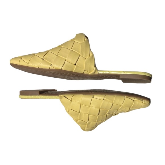 NEW Circus by Sam Edelman Olena Woven Mules size 8.5 Yellow - Picture 5 of 11